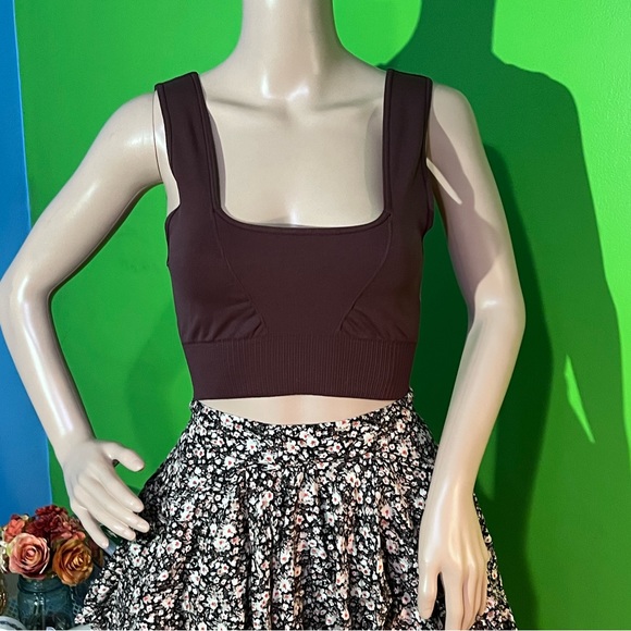 FP Movement by Free People Other - NWOT $48 Free People Movement Good Karma Bralette | Crop Top in Brown